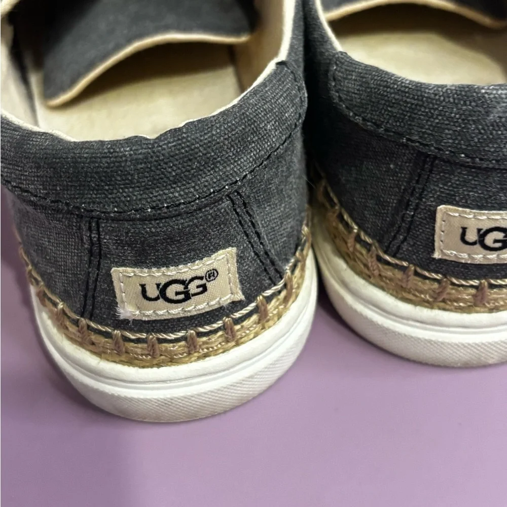 UGG Gray and Tan Flats
